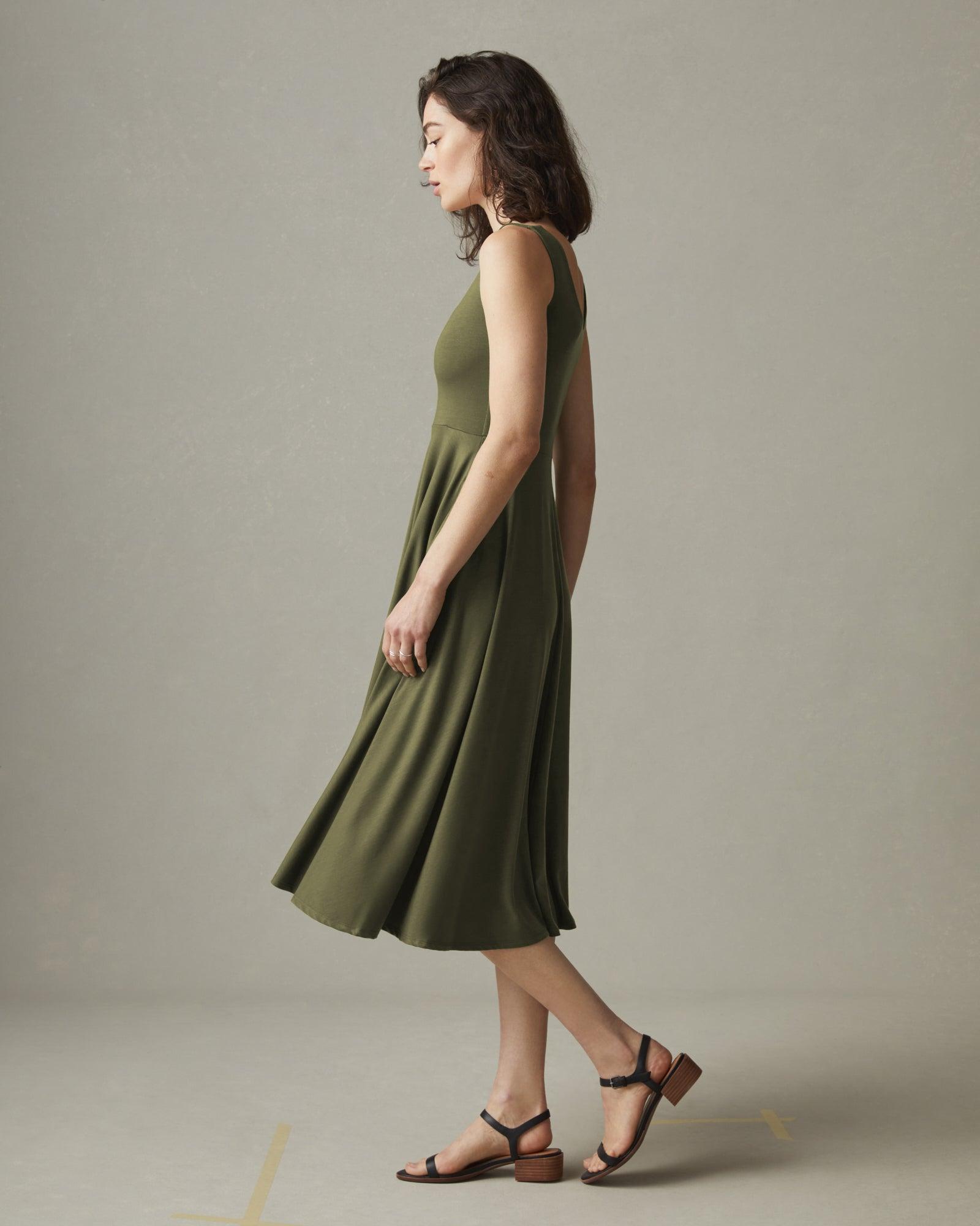 Women's Flex Dress - Moss Female Product Image