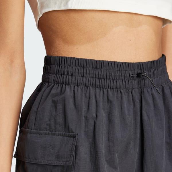 adidas Adicolor Cargo Shorts Black XL Womens Product Image