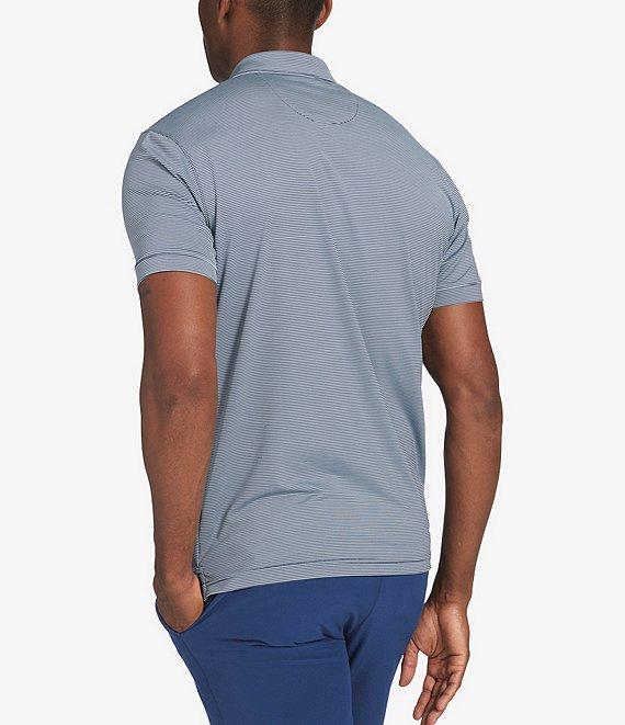 Mizzen+Main Versa Stripe Print Performance Stretch Short Sleeve Polo Shirt Product Image