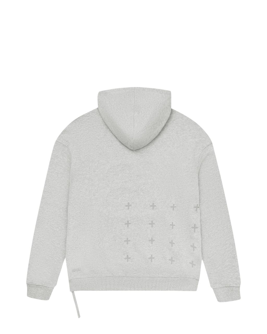 4 X 4 BIGGIE HOODIE GREY MARLE Male Product Image