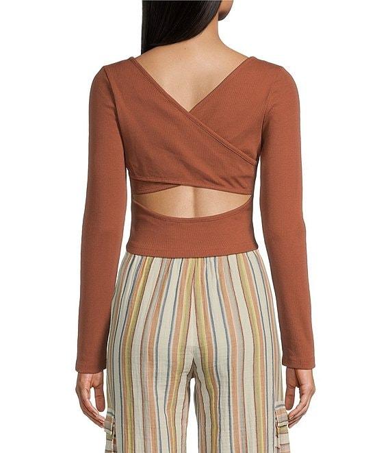 Roxy Good Keepsake Long Sleeve Cropped Top Product Image