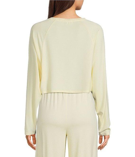 GB Hacci Batwing Cropped Coordinating Pullover Top Product Image