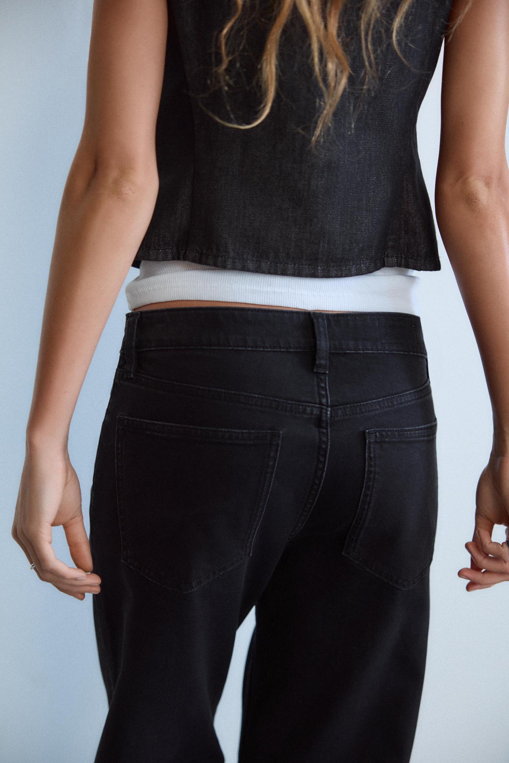 SLOUCHY TRF JEANS WITH A MID WAIST Product Image