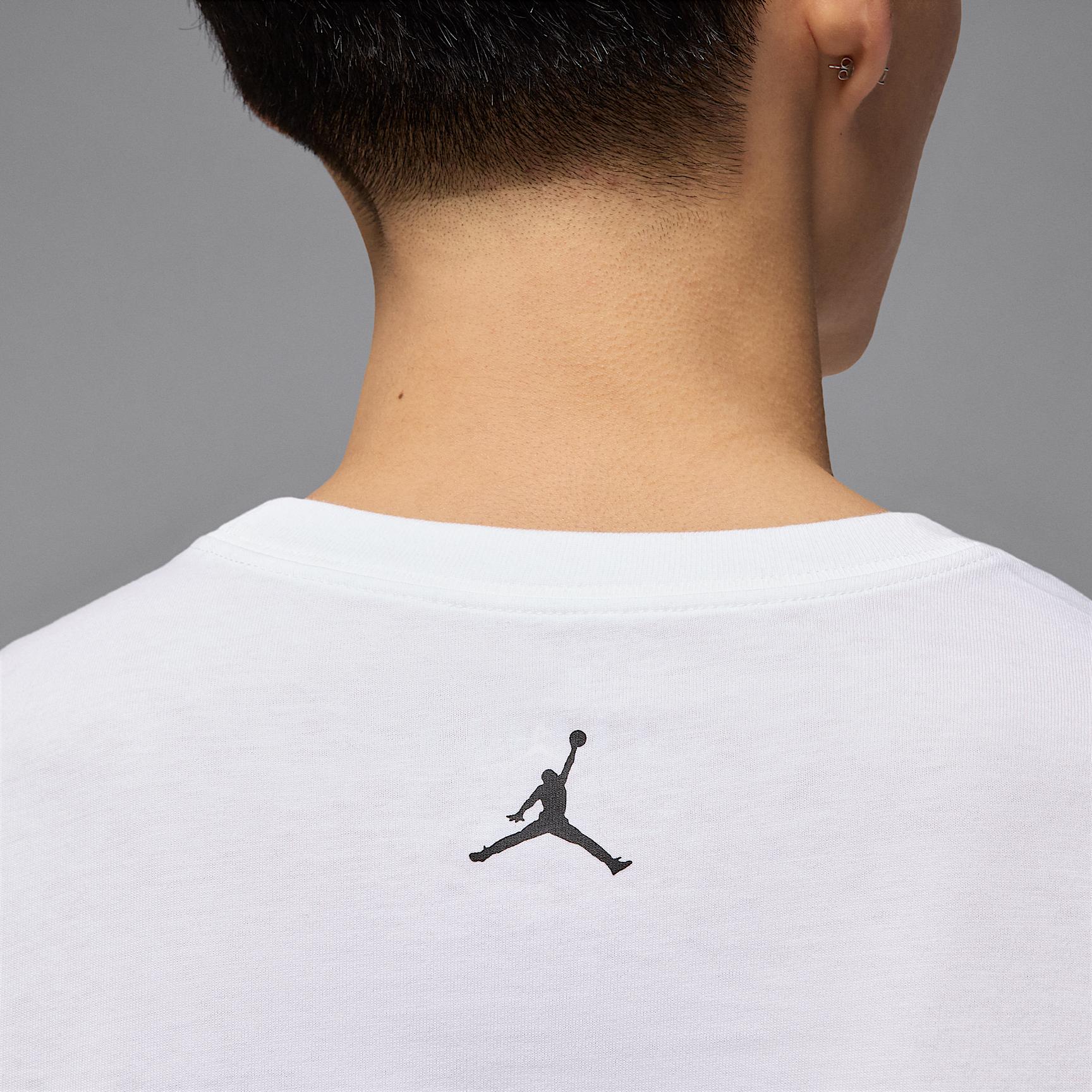 Jordan Mens Jordan Flight Essential Flamingo Crew - Mens White/Black Product Image
