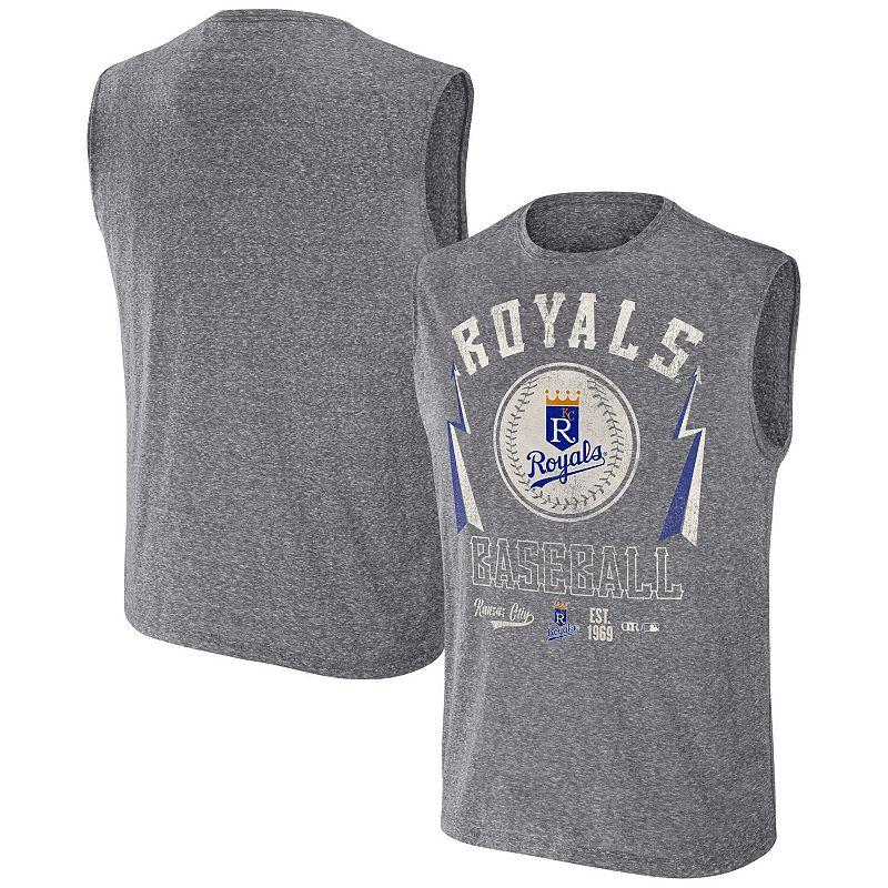 Men's Darius Rucker Collection by Fanatics Charcoal San Diego Padres Muscle Tank Top, Size: Small Product Image