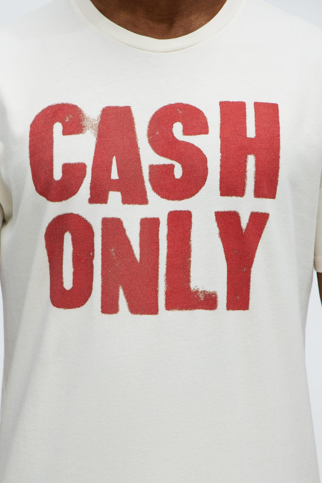 Cash Only Short Sleeve Tee - Off White Male Product Image