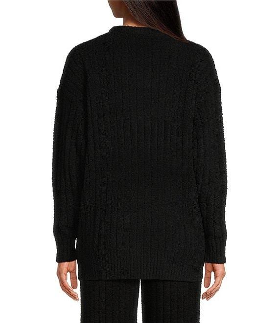 UGG Riz Cozy Knit Crew Neck Long Sleeve Ribbed Lounge Top Product Image