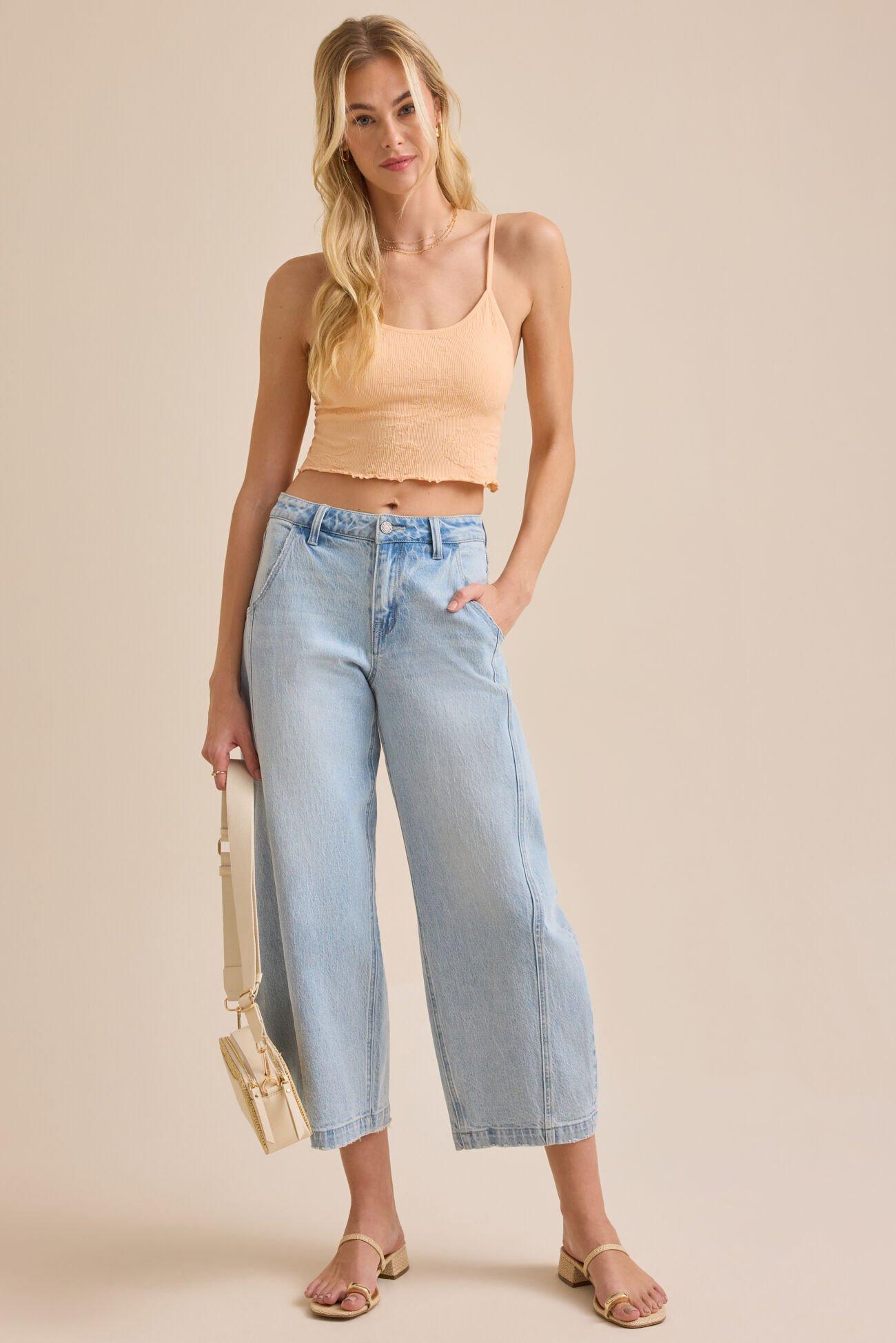 Perry Sleeveless Jacquard Cami Product Image