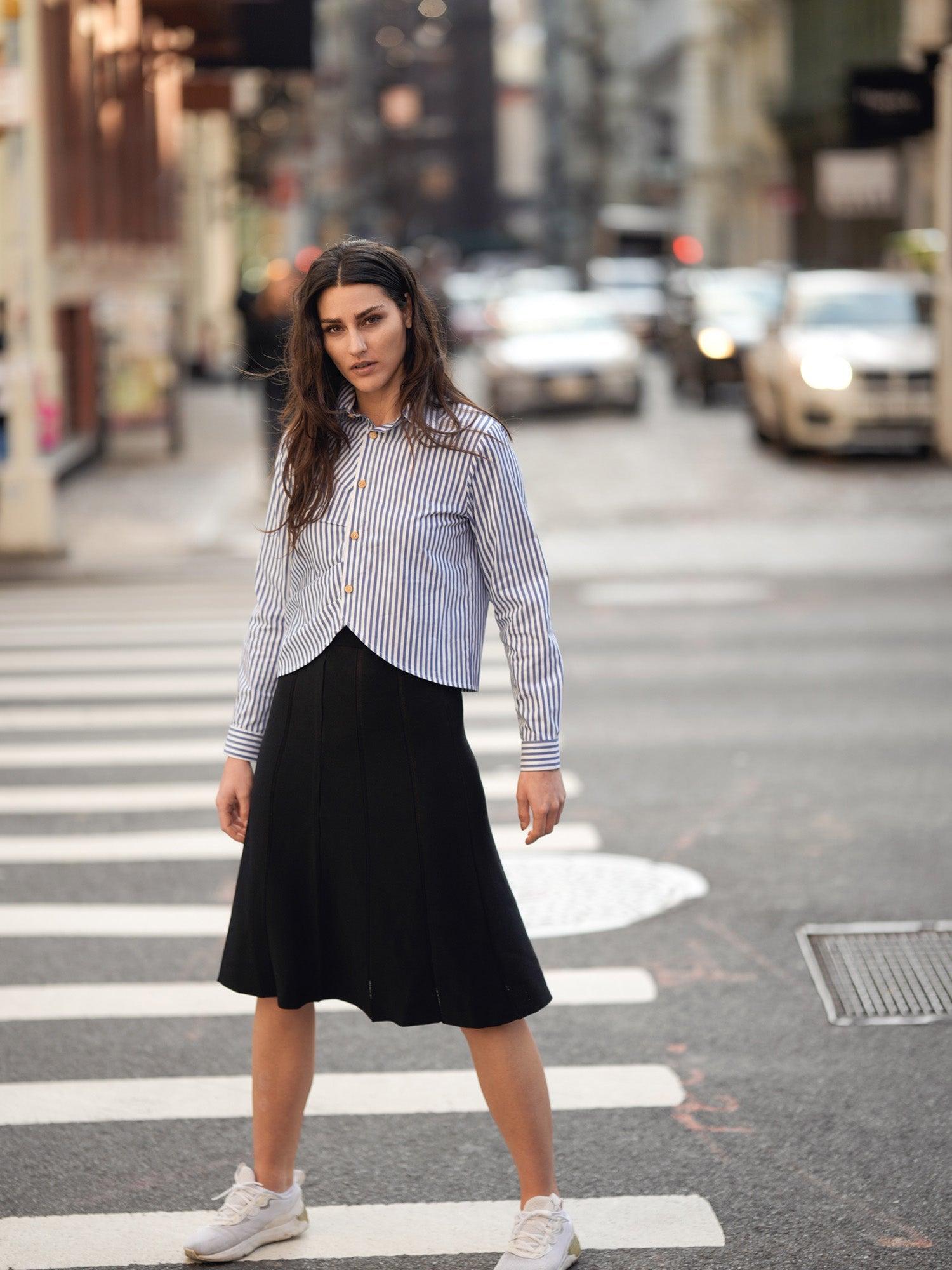 Profile NYC Knit Seam Skirt Product Image