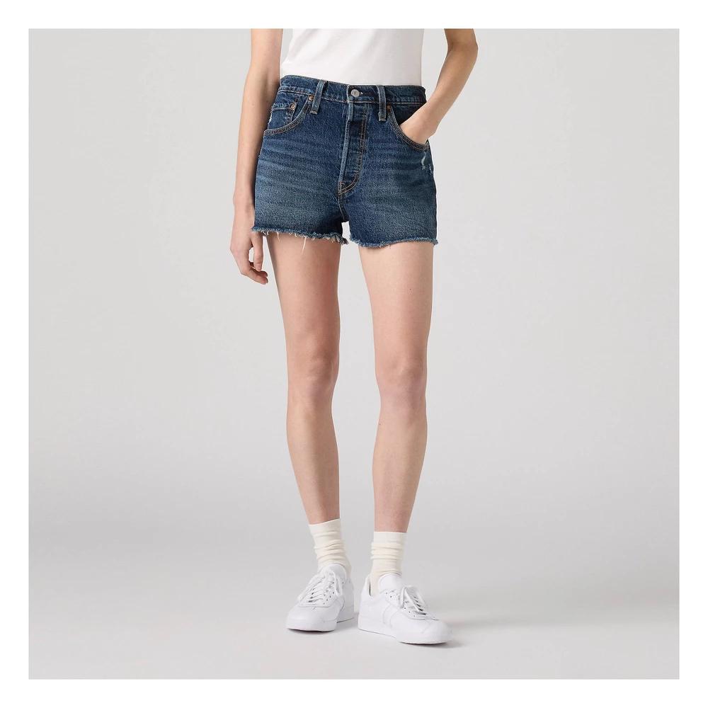 Levi's 501® Original Fit High-Rise Women's Jean Shorts 32: Heavyweight Denim, Stretch Fabric Product Image