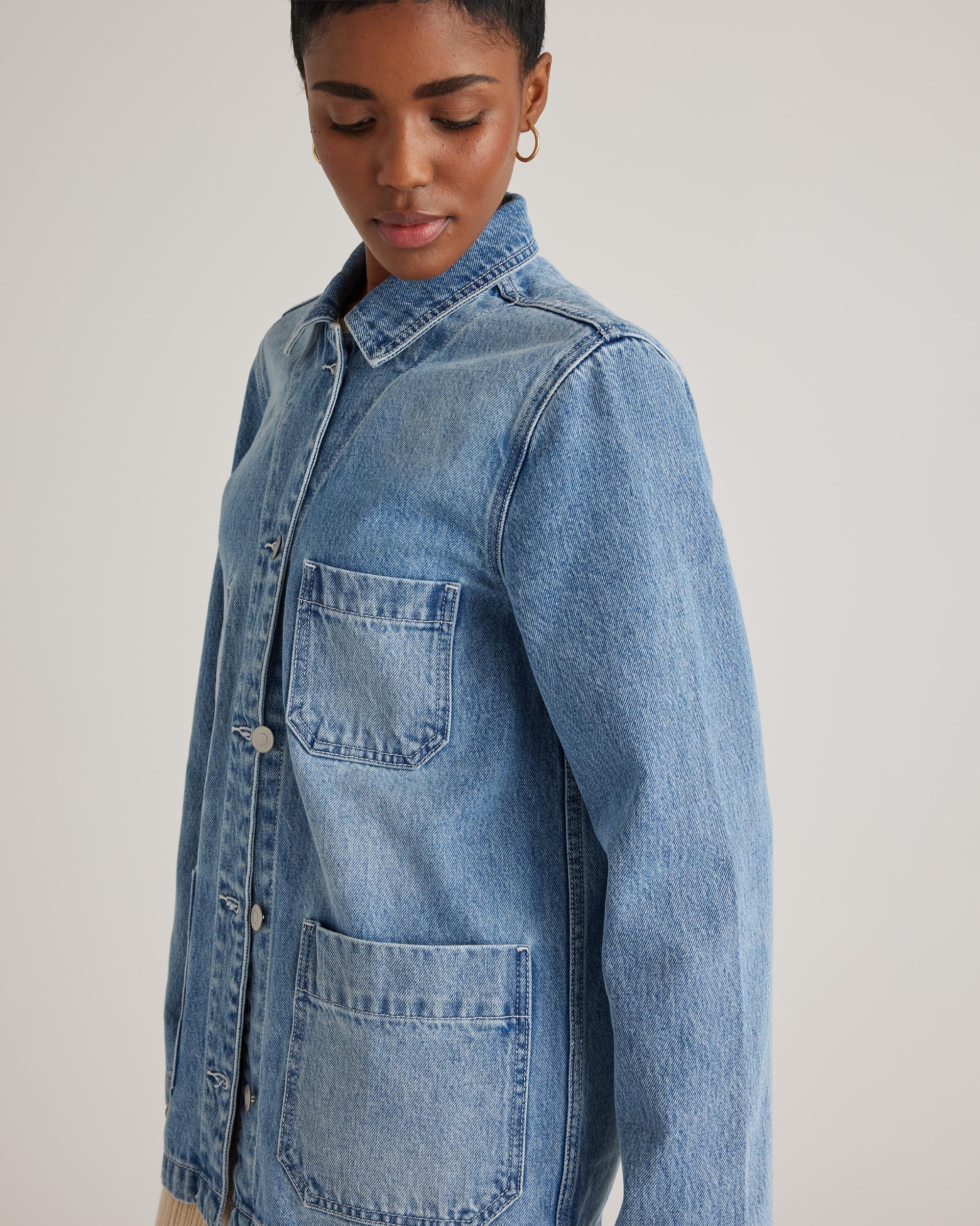 Quince | Women's Denim Chore Jacket Organic Cotton Product Image