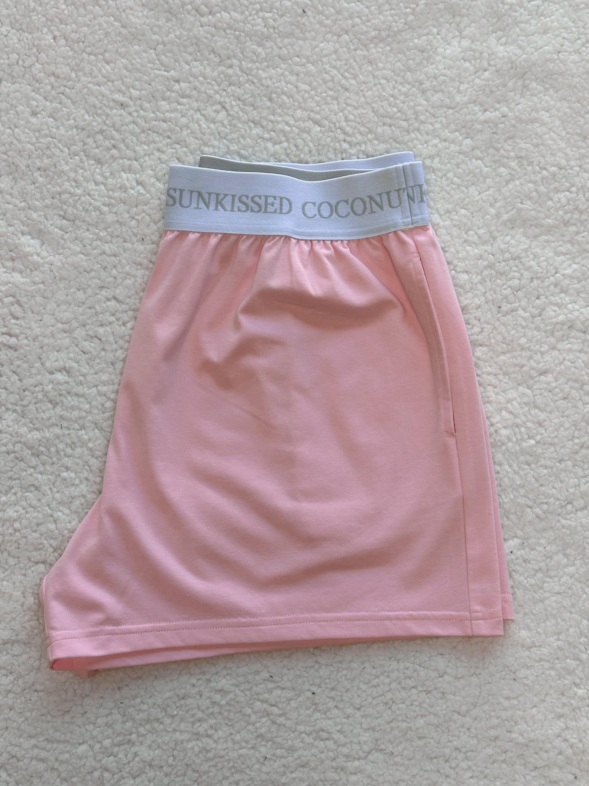 Blair Pink Basic Watercolor Shorts Product Image