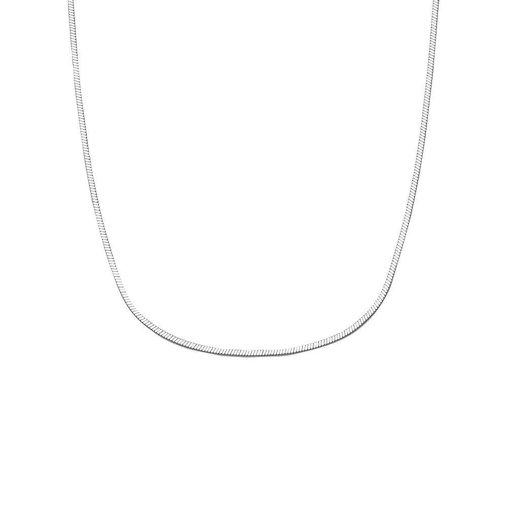 PRIMROSE Silver Tone Square Snake Chain Necklace, Women's, Size: 20" Product Image