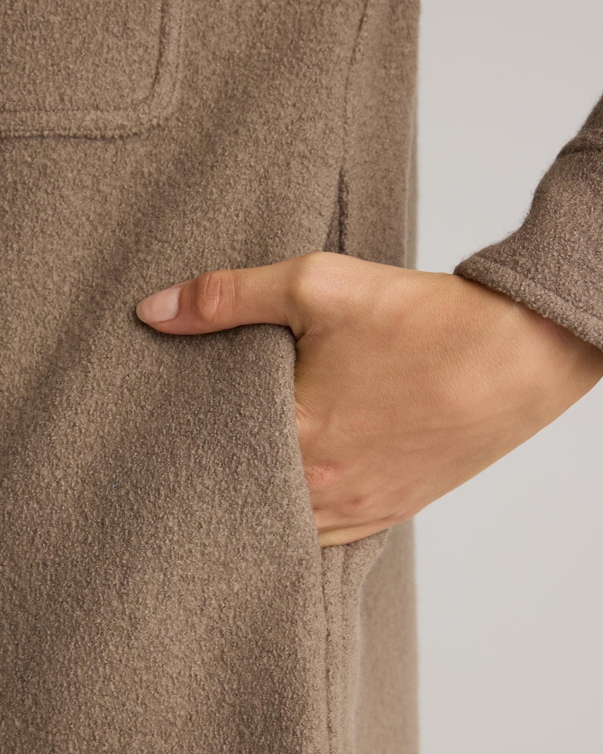 Quince | Women's 100% Merino Wool Long Shirt Jacket Size XL Product Image