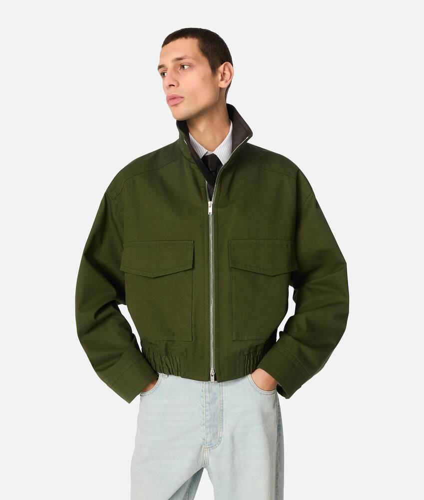 Men's Cotton Twill Blouson in Fir Product Image
