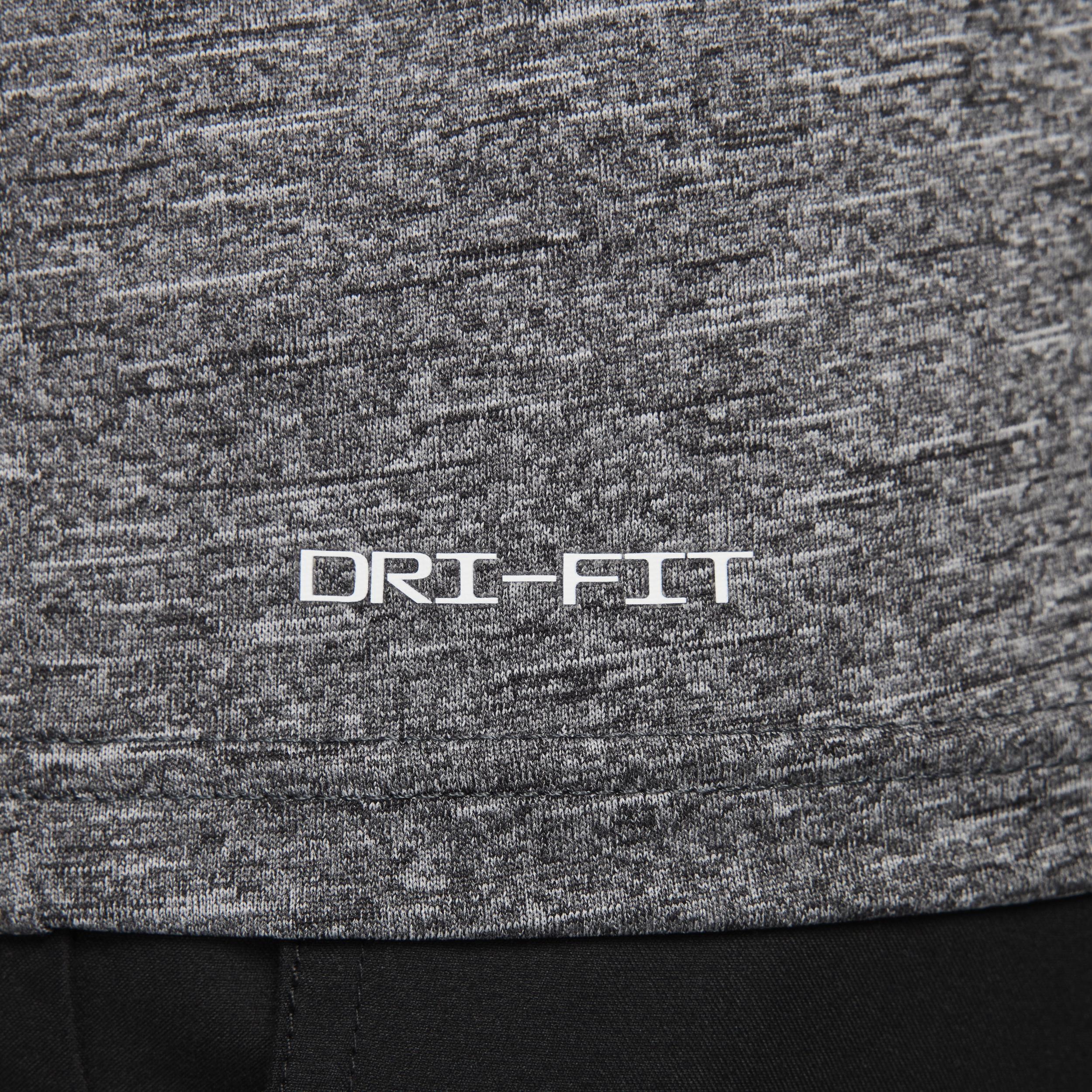 Nike Mens Heathered Short-Sleeve Hydroguard Swim Shirt | NESSA589-001 Product Image