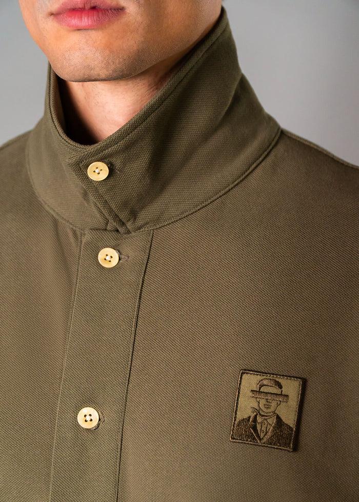 Pique Polo Olive Product Image