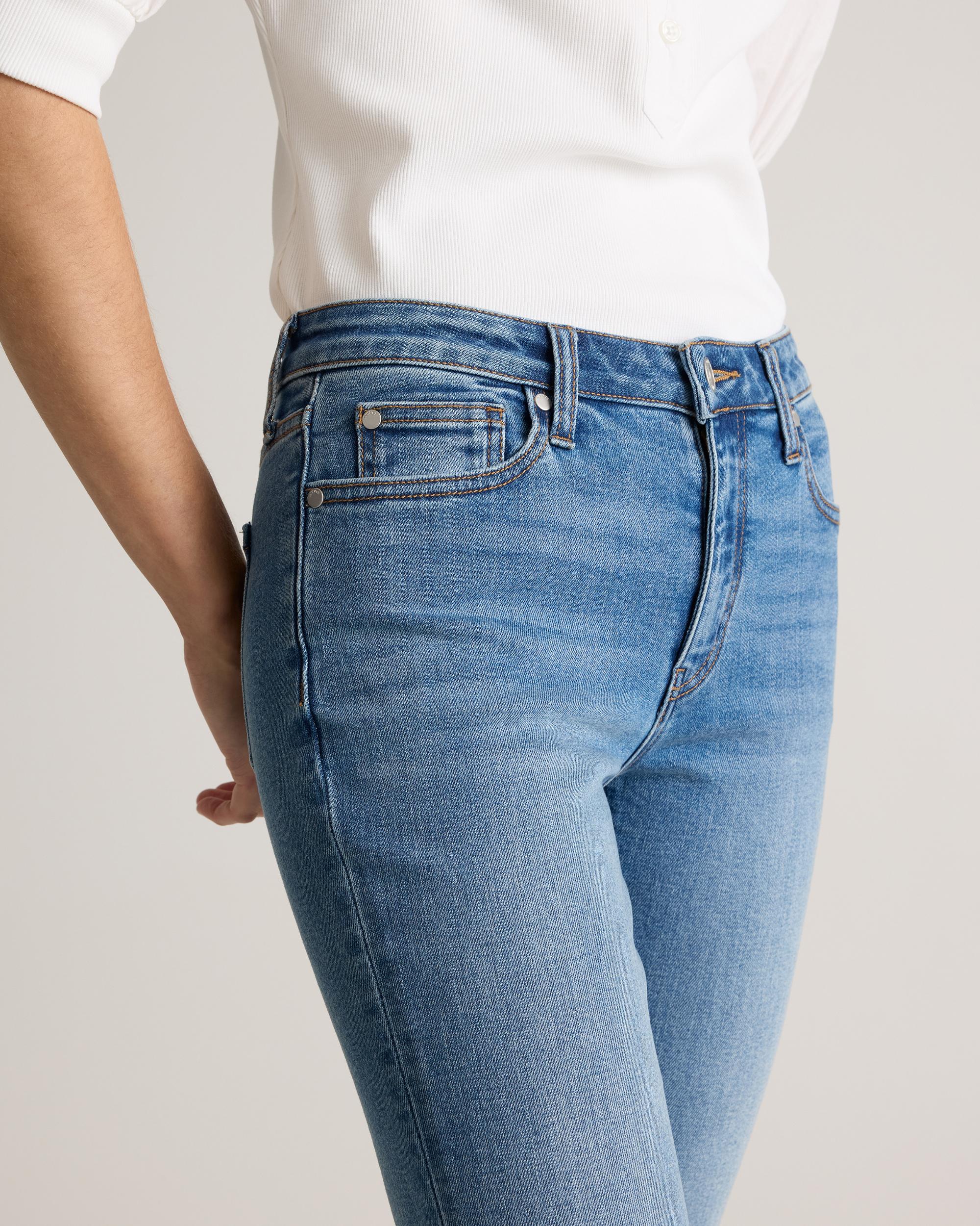 Quince | Women's Luna Stretch Flare Jeans Organic Cotton Product Image