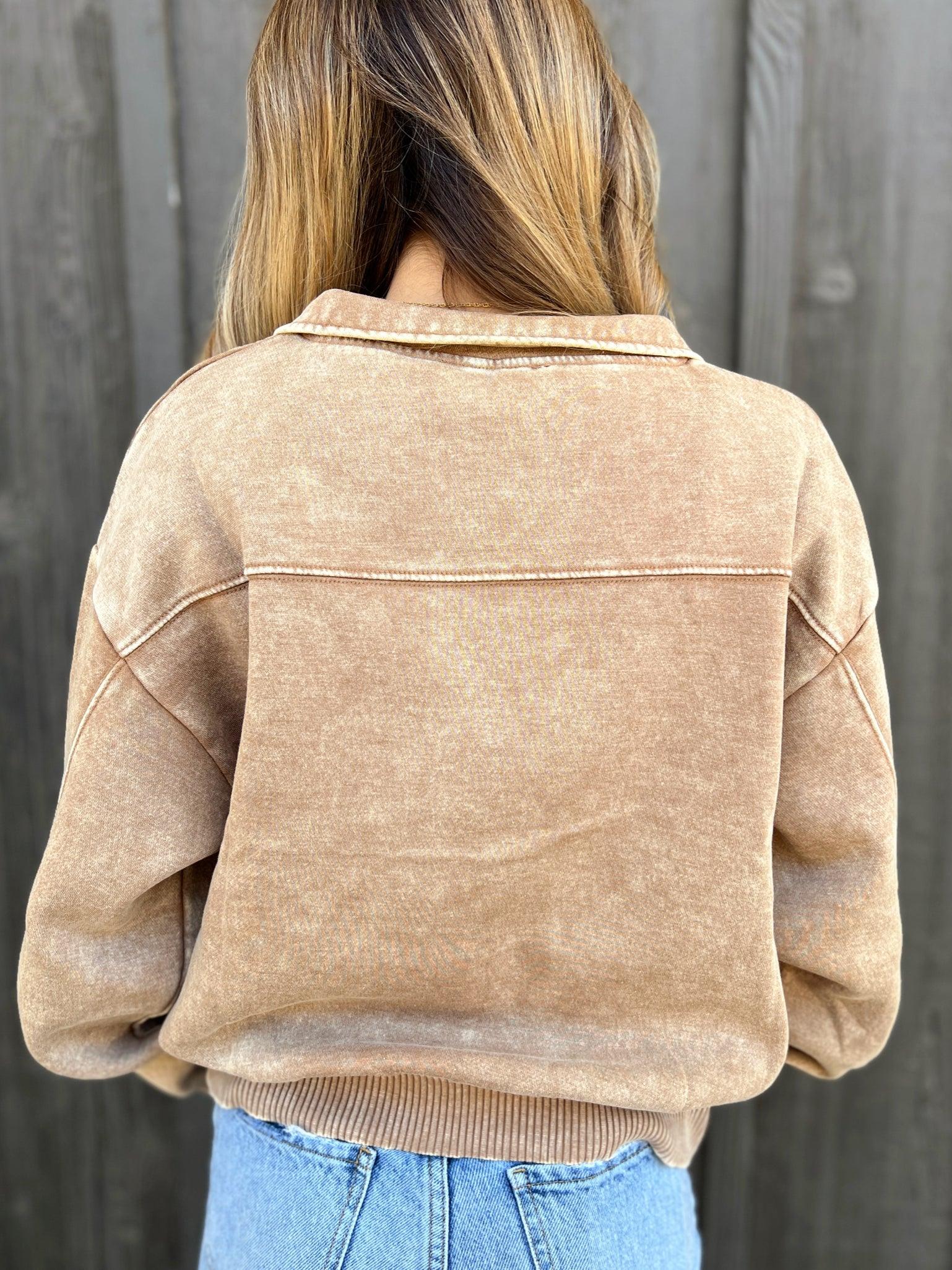 Find Out Half Zip Pullover - 4 colors Product Image