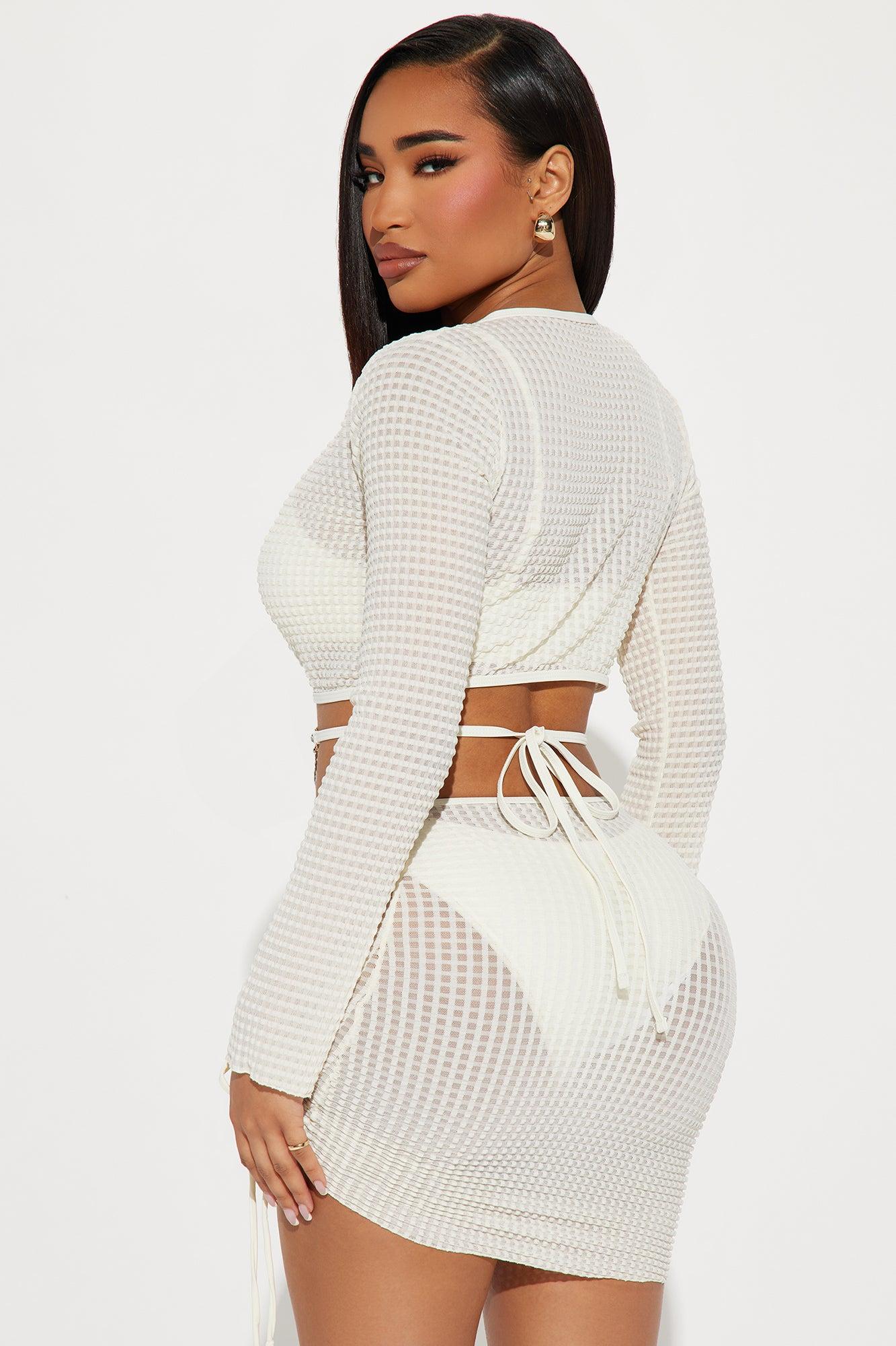 Anika Charm Chain 4 Piece Bikini Set - Ivory Product Image