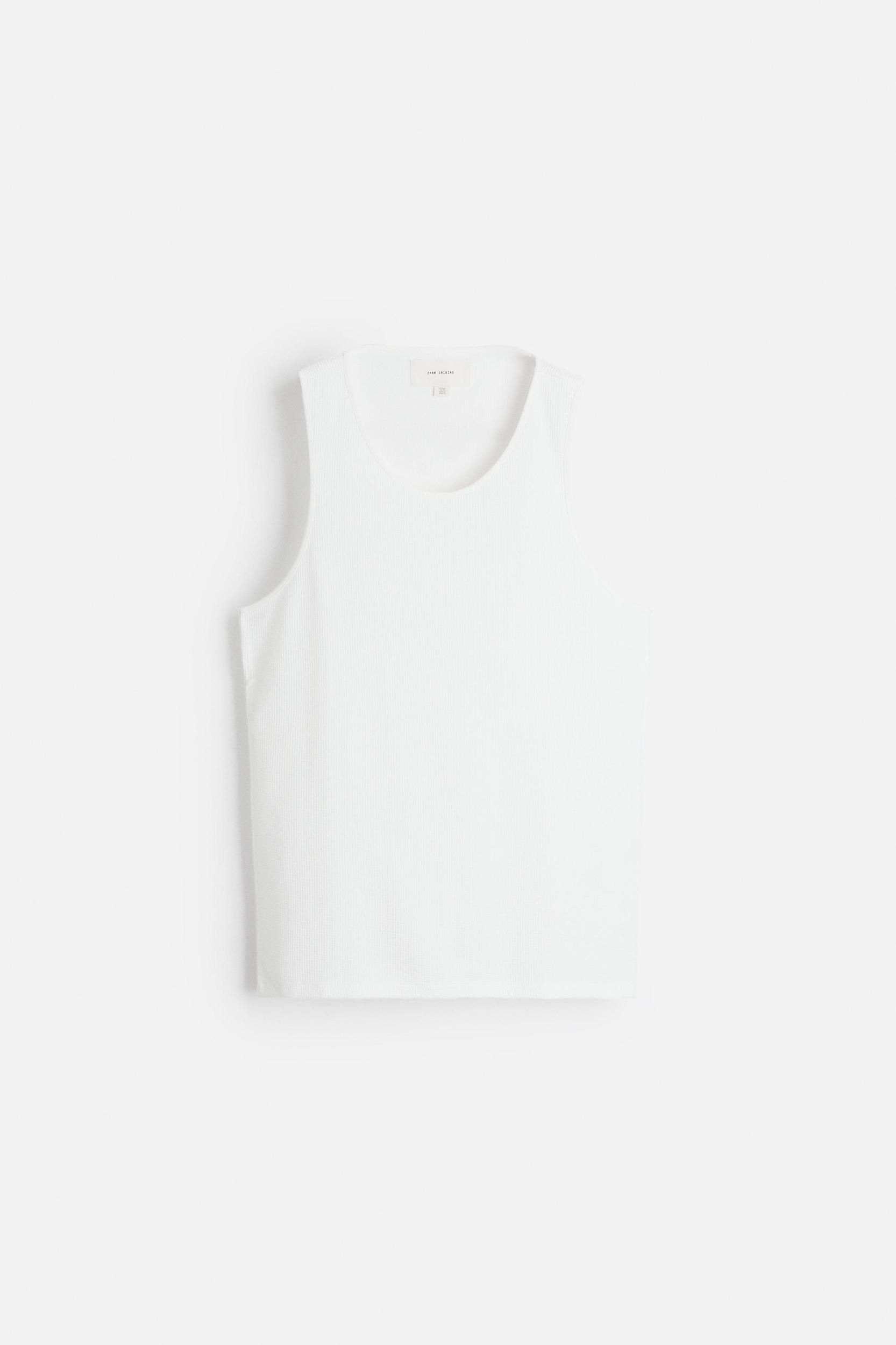 WAFFLE TANK T-SHIRT Product Image