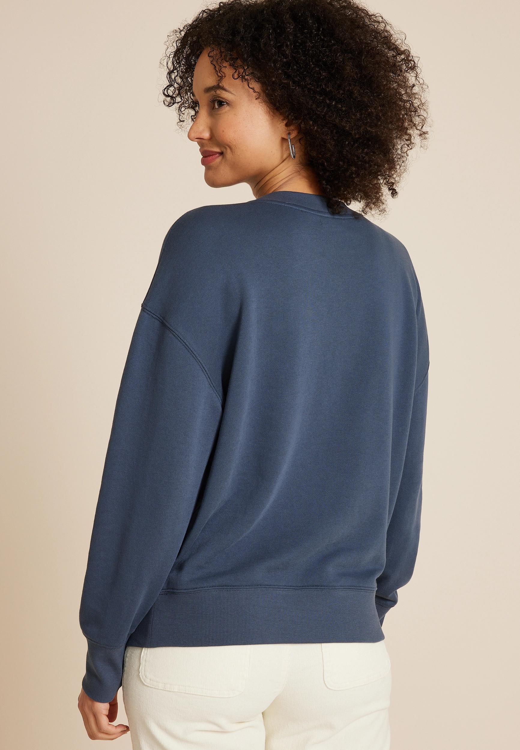 Crochet Hope Relaxed Fit Sweatshirt Product Image