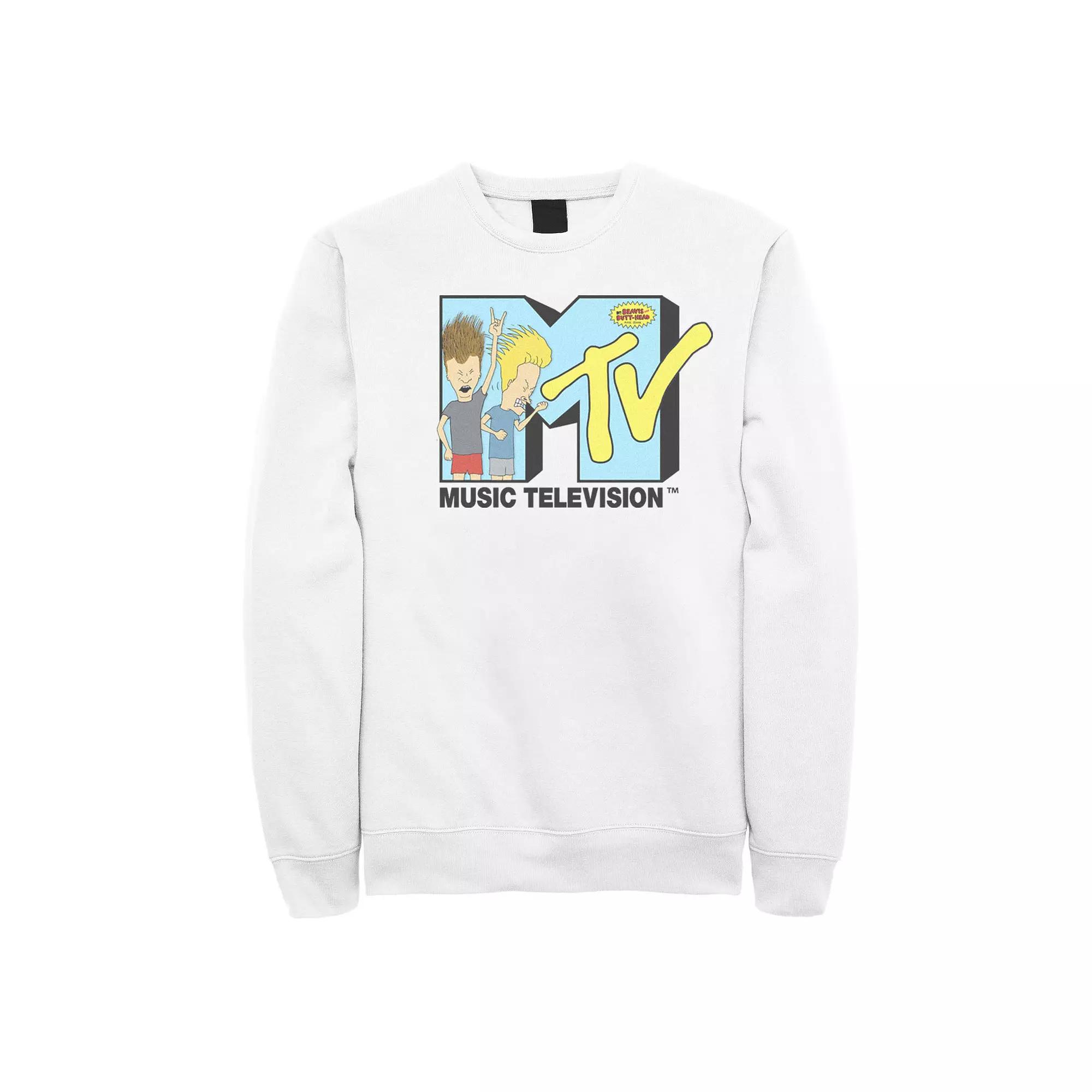 Men's MTV Beavis And Butthead Head Banging Logo Fleece,  Product Image