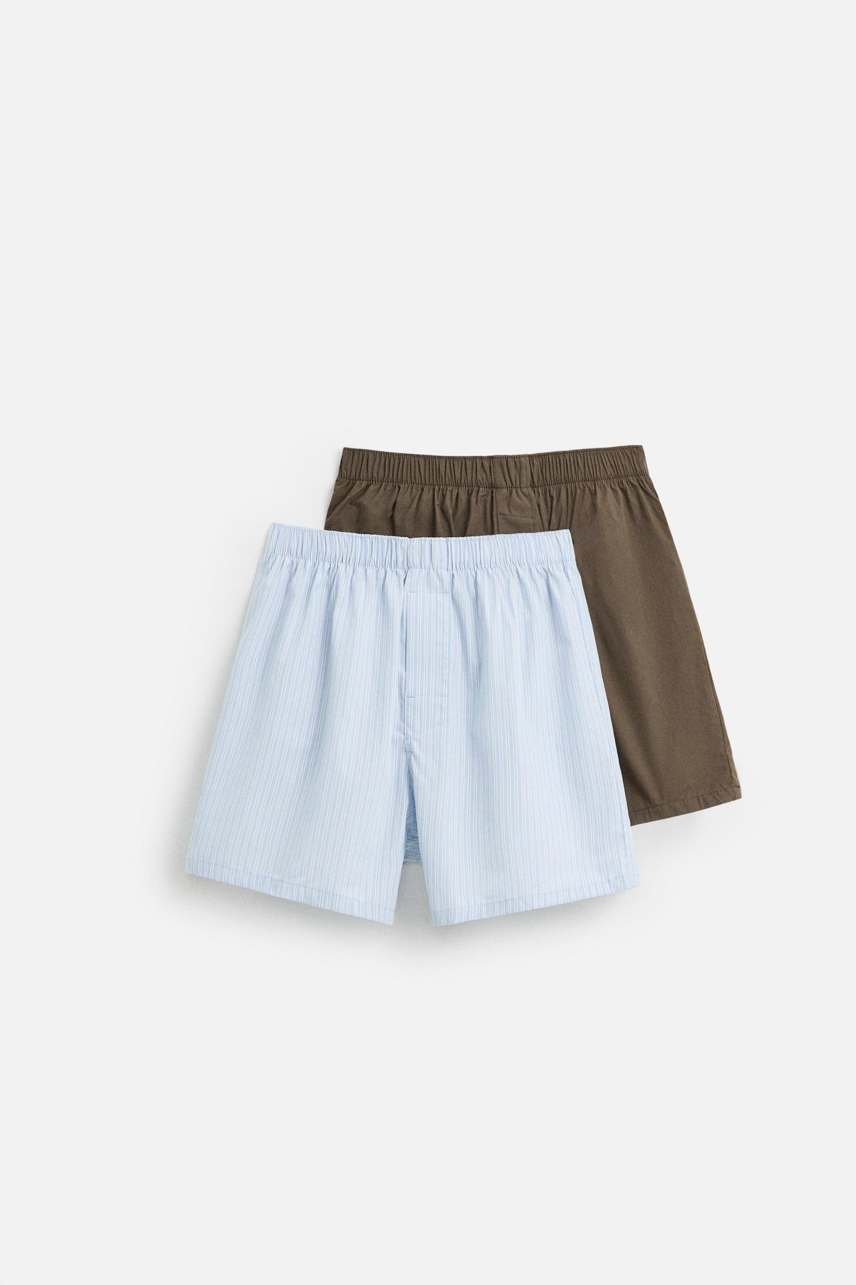 2-PACK COMBINATION POPLIN BOXERS Product Image