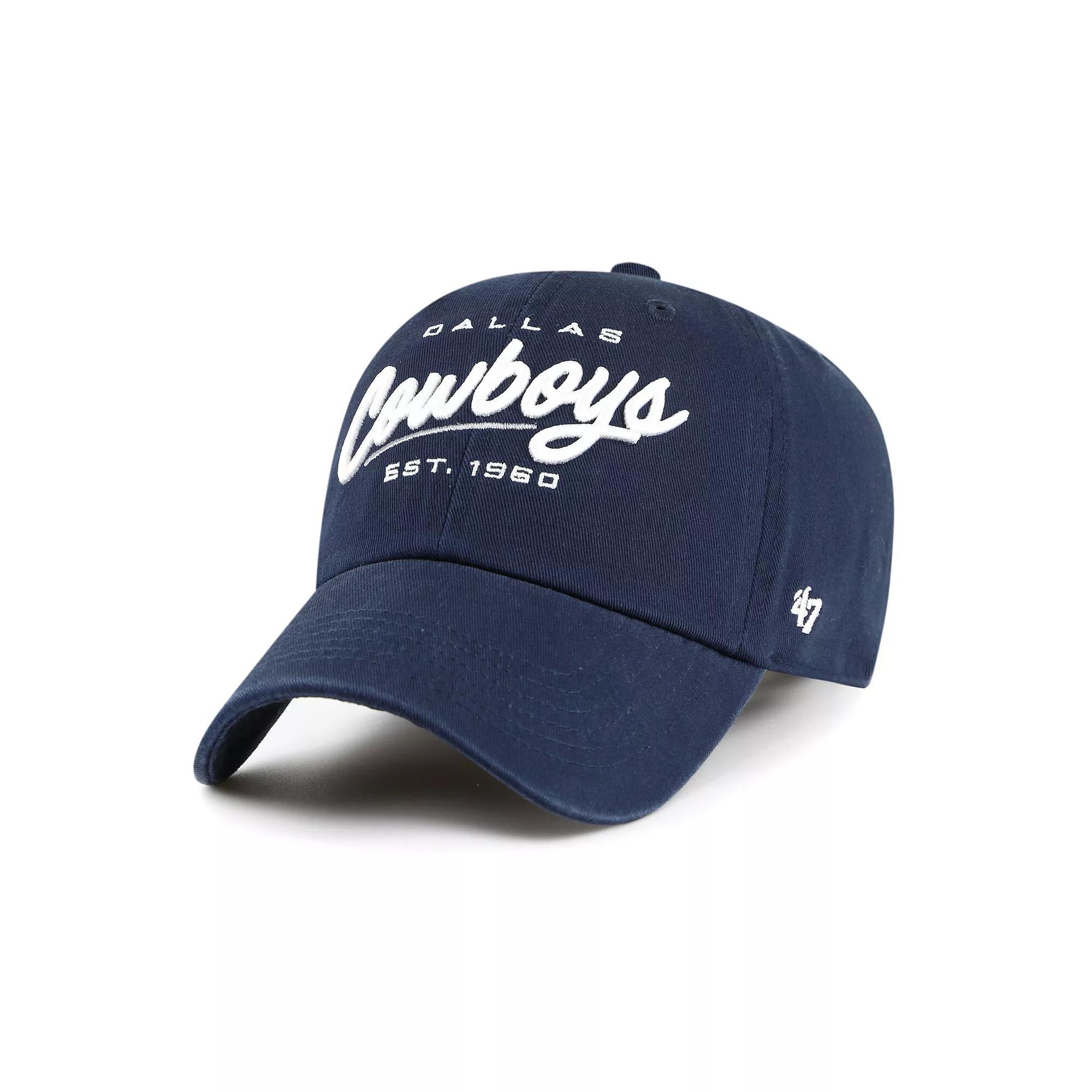 Women's '47 Navy Dallas Cowboys Sidney Clean Up Adjustable Hat, Blue Product Image