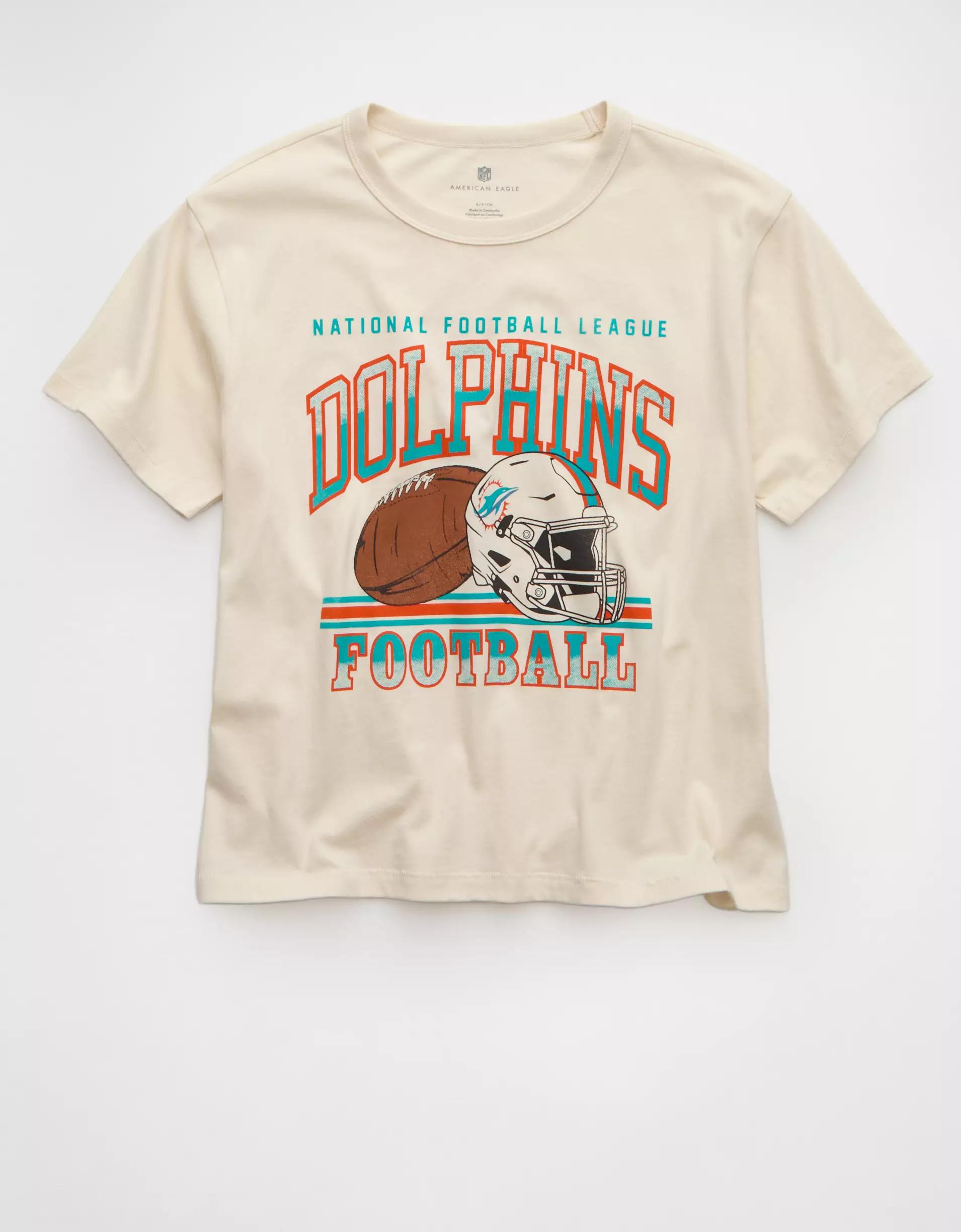 AE NFL Ex-Boyfriend Miami Dolphins Graphic T-Shirt Product Image