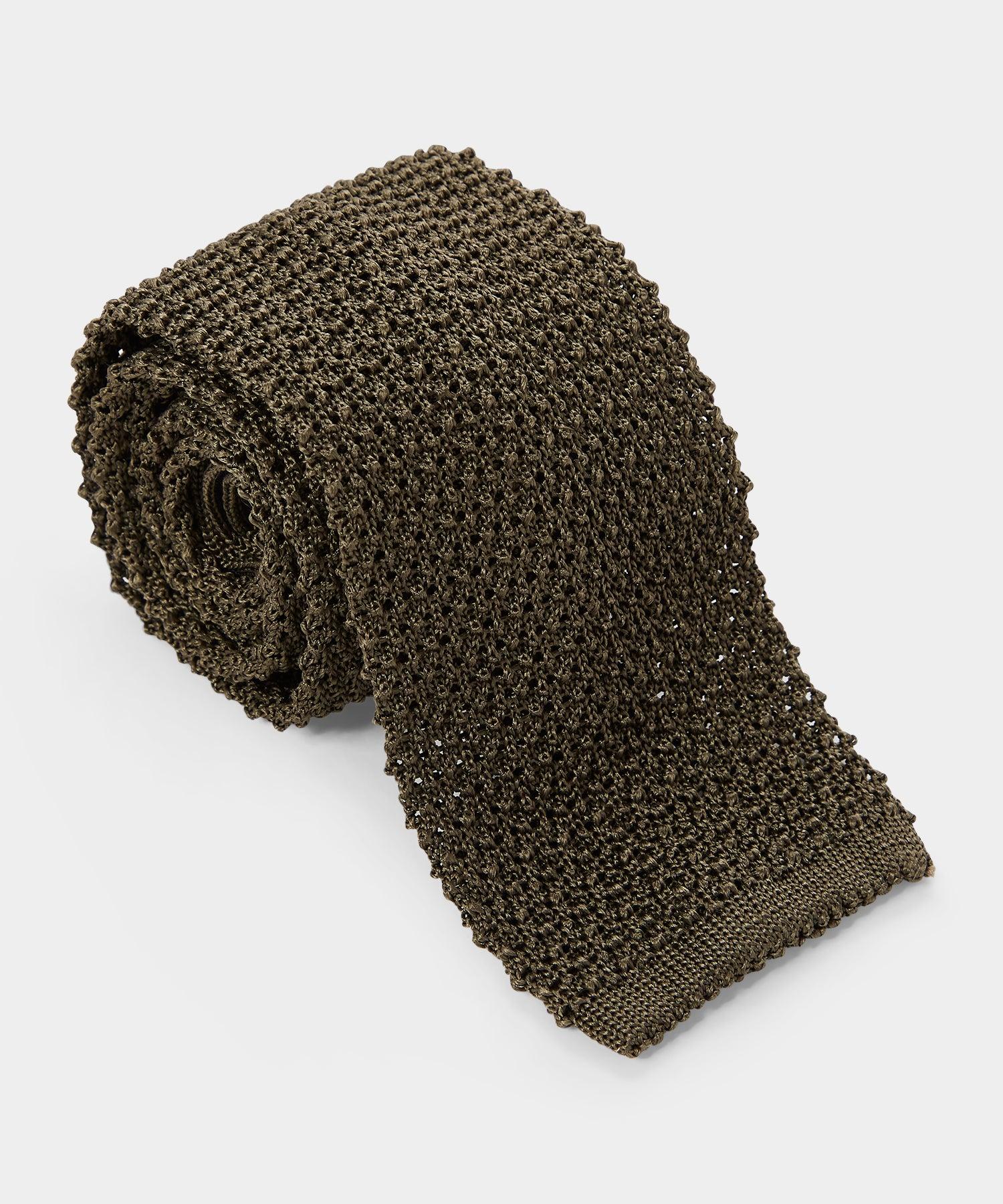 Italian Silk Wide Knit Tie Product Image
