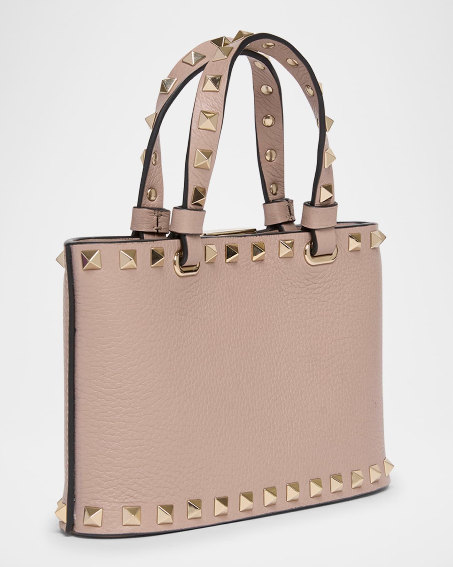 Mini Rockstud Leather Tote Bag Product Image