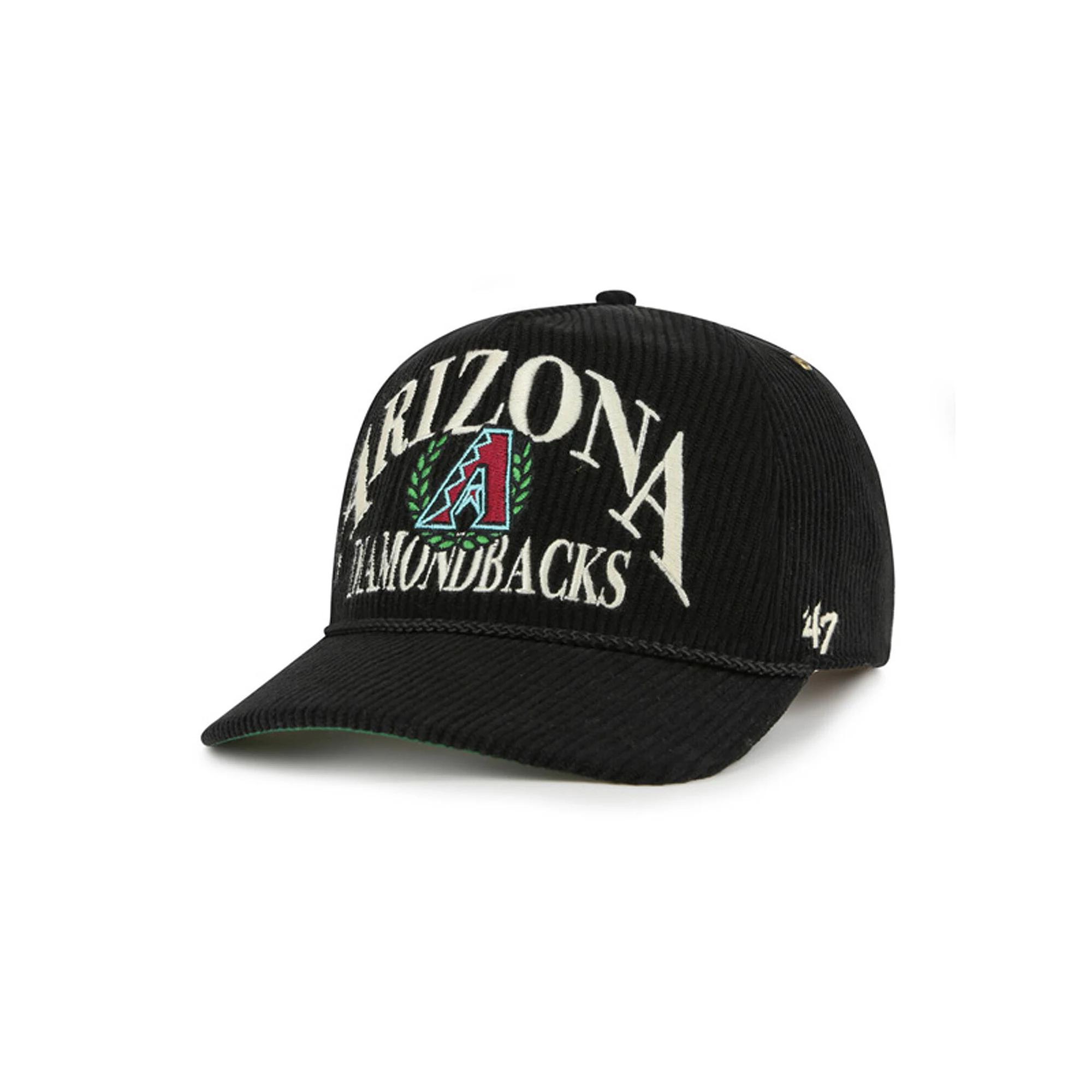 Men's '47  Black Arizona Diamondbacks Pitchout Rope Hitch Adjustable Hat Product Image
