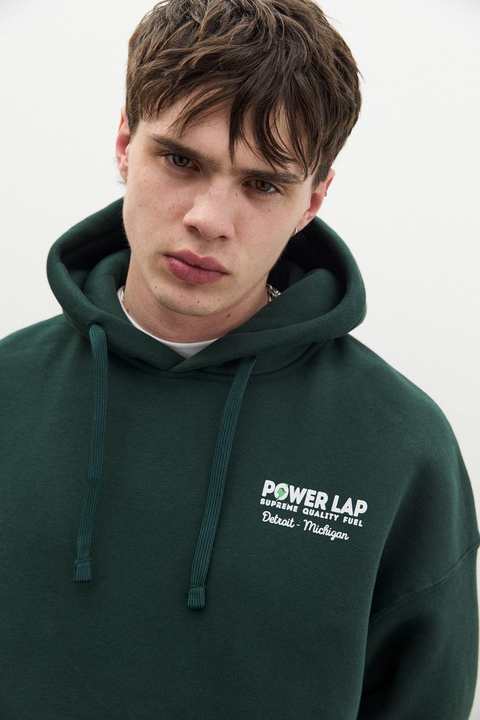 Graphic print hoodie Product Image