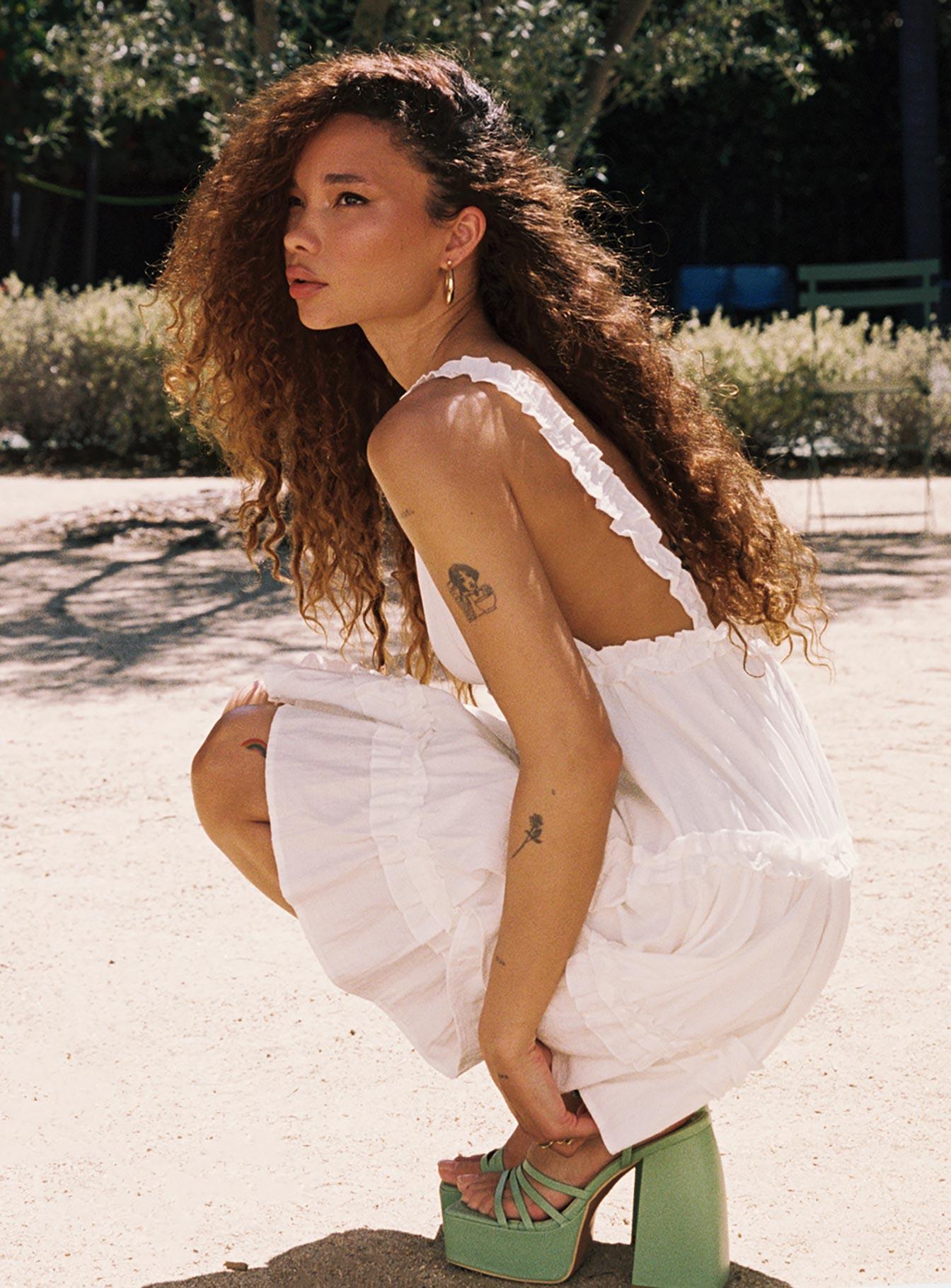 Romeo Mini Dress White Product Image