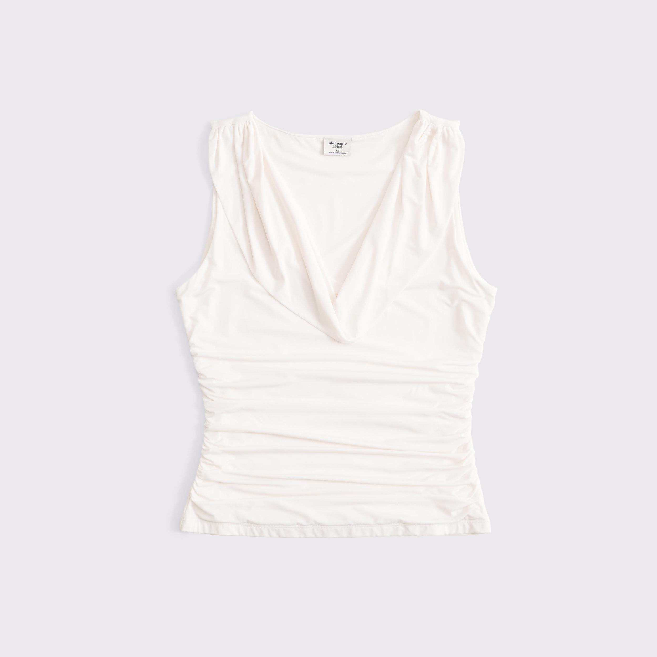 Draped Cowl Neck Top Product Image