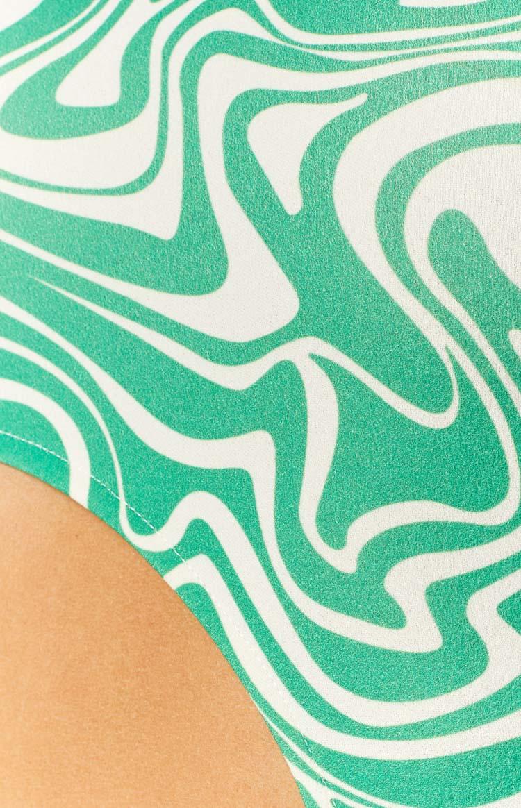 Lulu Green Print Maxi Dress Product Image