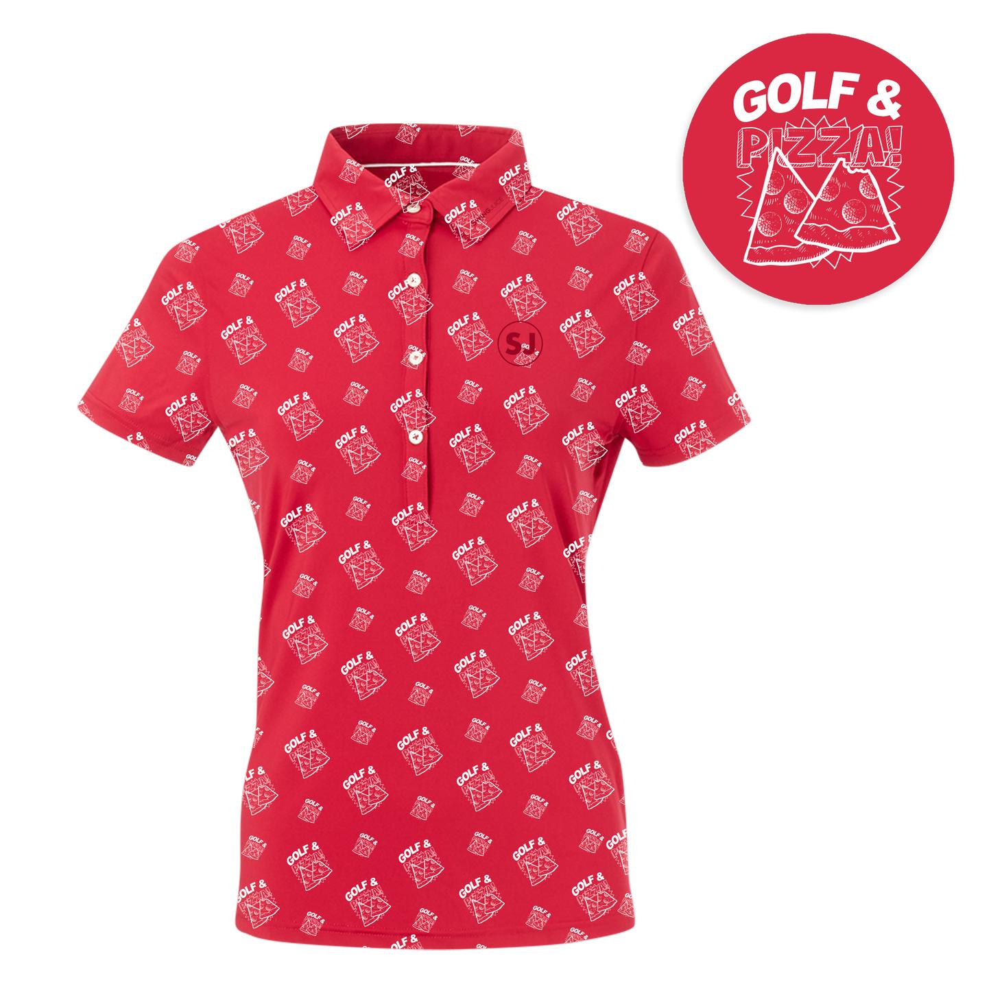 SwingJuice Golf & Pizza Women's Polo Female Product Image