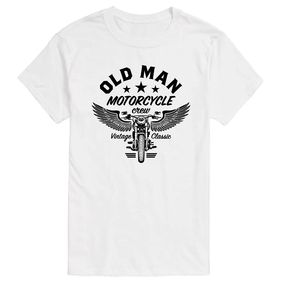 Men's Old Man Motorcycle Crew Tee,  Product Image