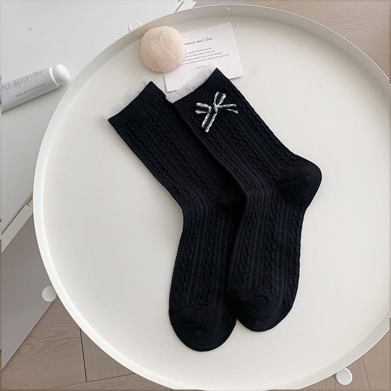 Bow Socks Product Image
