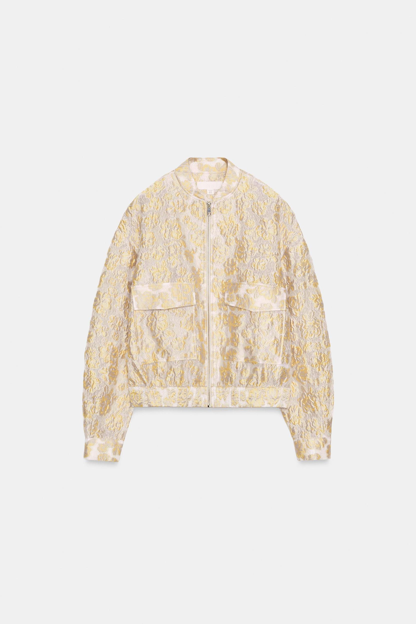 JACQUARD BOMBER JACKET Product Image