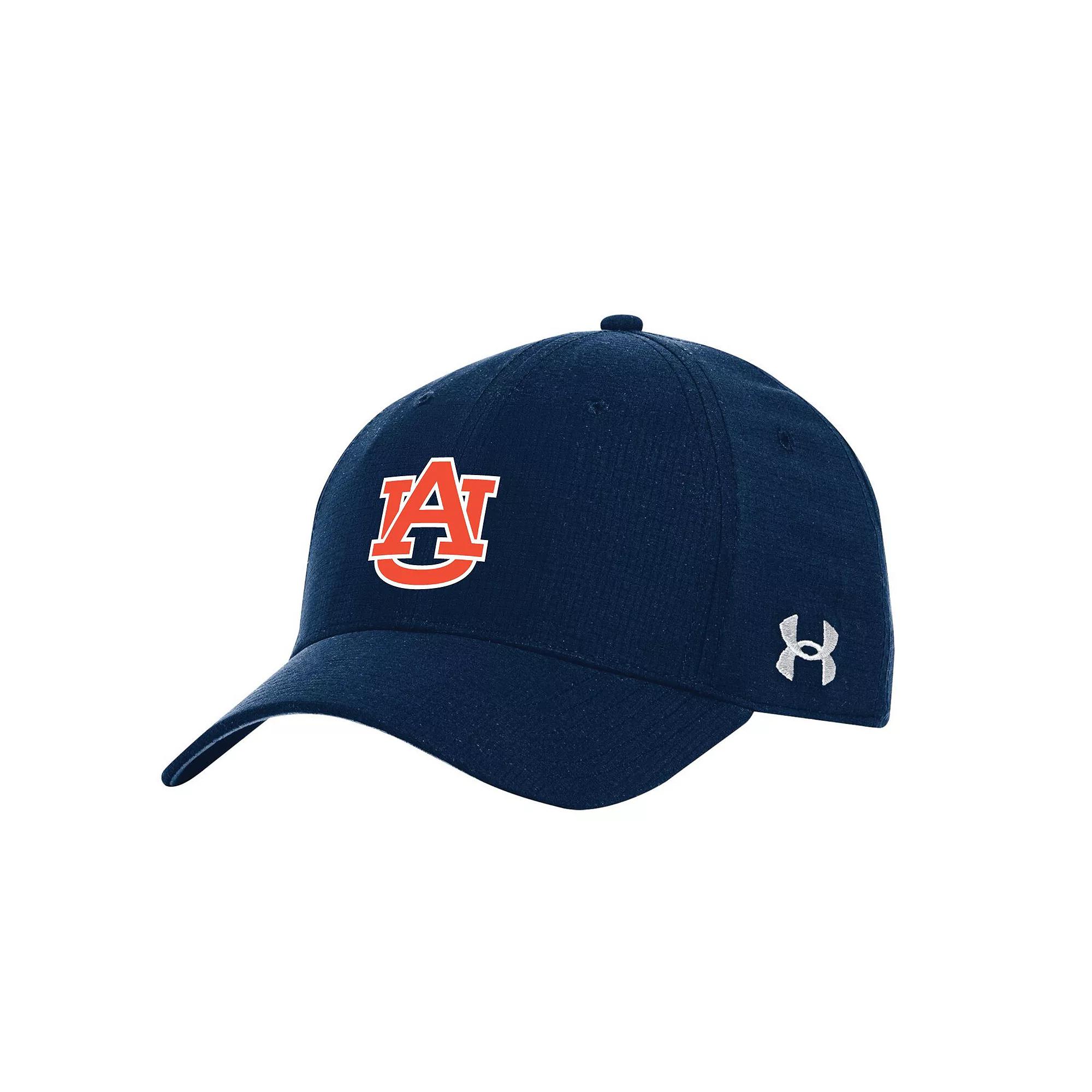 Men's Under Armour  Navy Auburn Tigers Sideline Performance Adjustable Hat, Blue Product Image