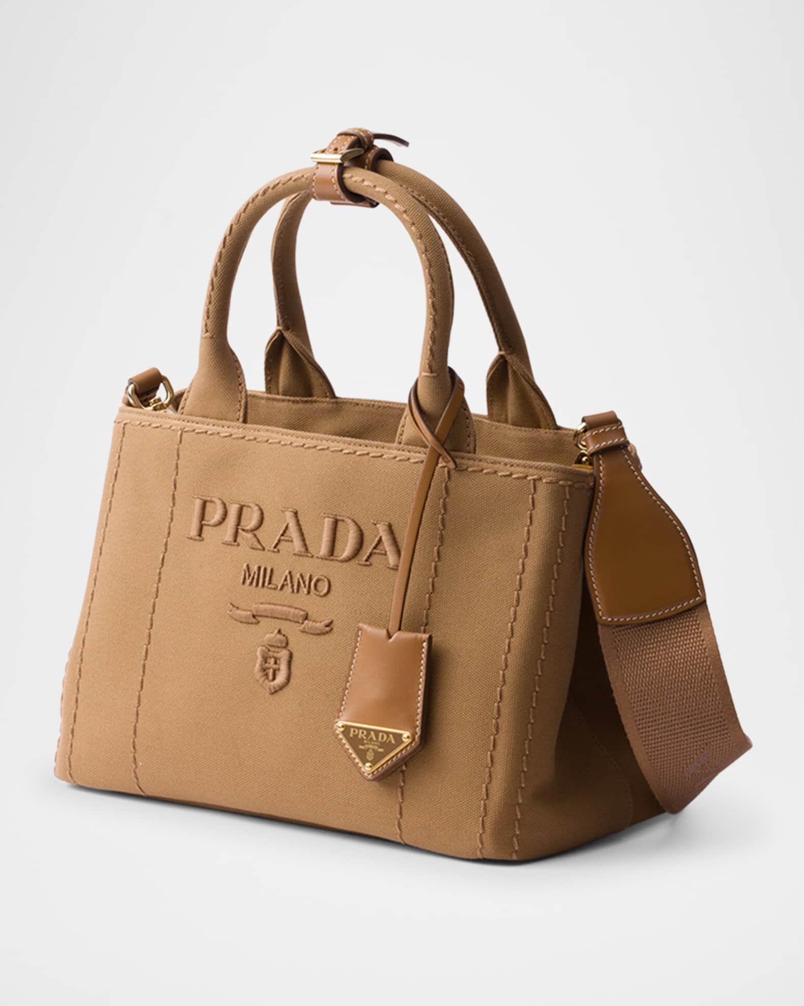Small Cotton Canvas Top-Handle Bag Product Image