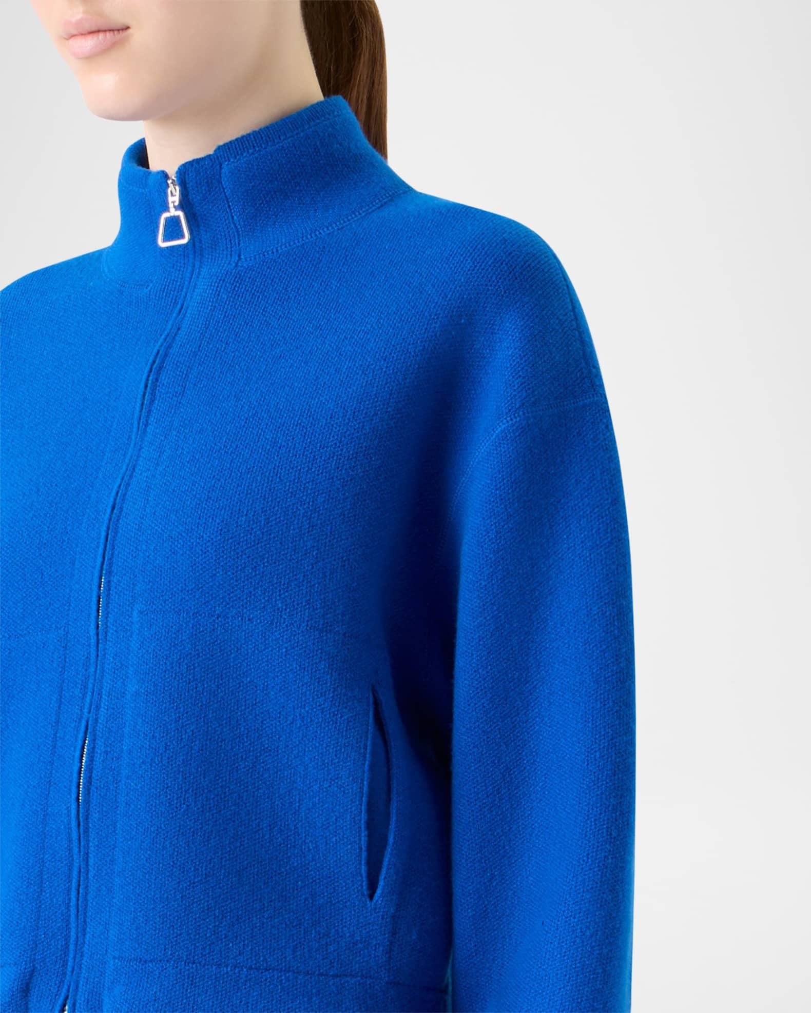 Cashmere Knit Zip Cardigan  Product Image