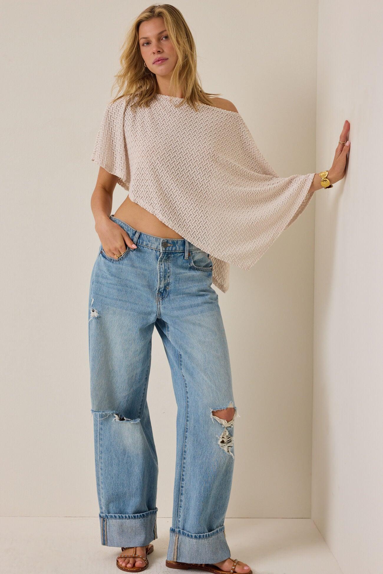 Larken Knit Poncho Product Image