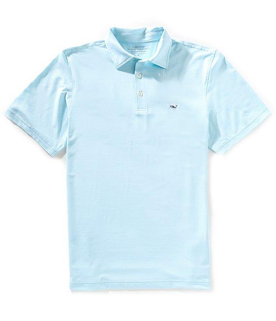 Vineyard Vines St Jean Stripe Short Sleeve Polo Shirt Product Image