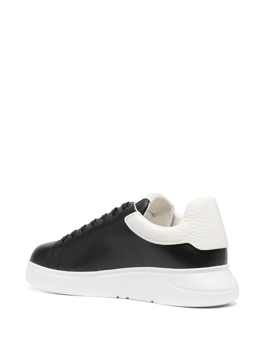 signature logo-print leather sneakers Product Image