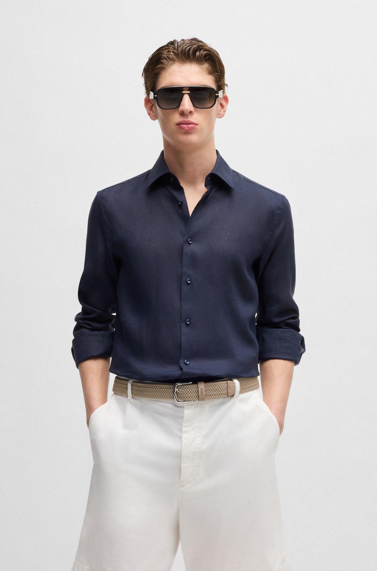 Woven belt with suede trims Product Image