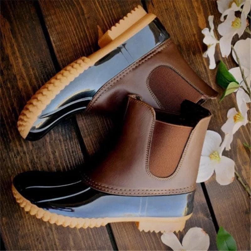 11120   Lace-Up & Slip-On Duck Boots Product Image
