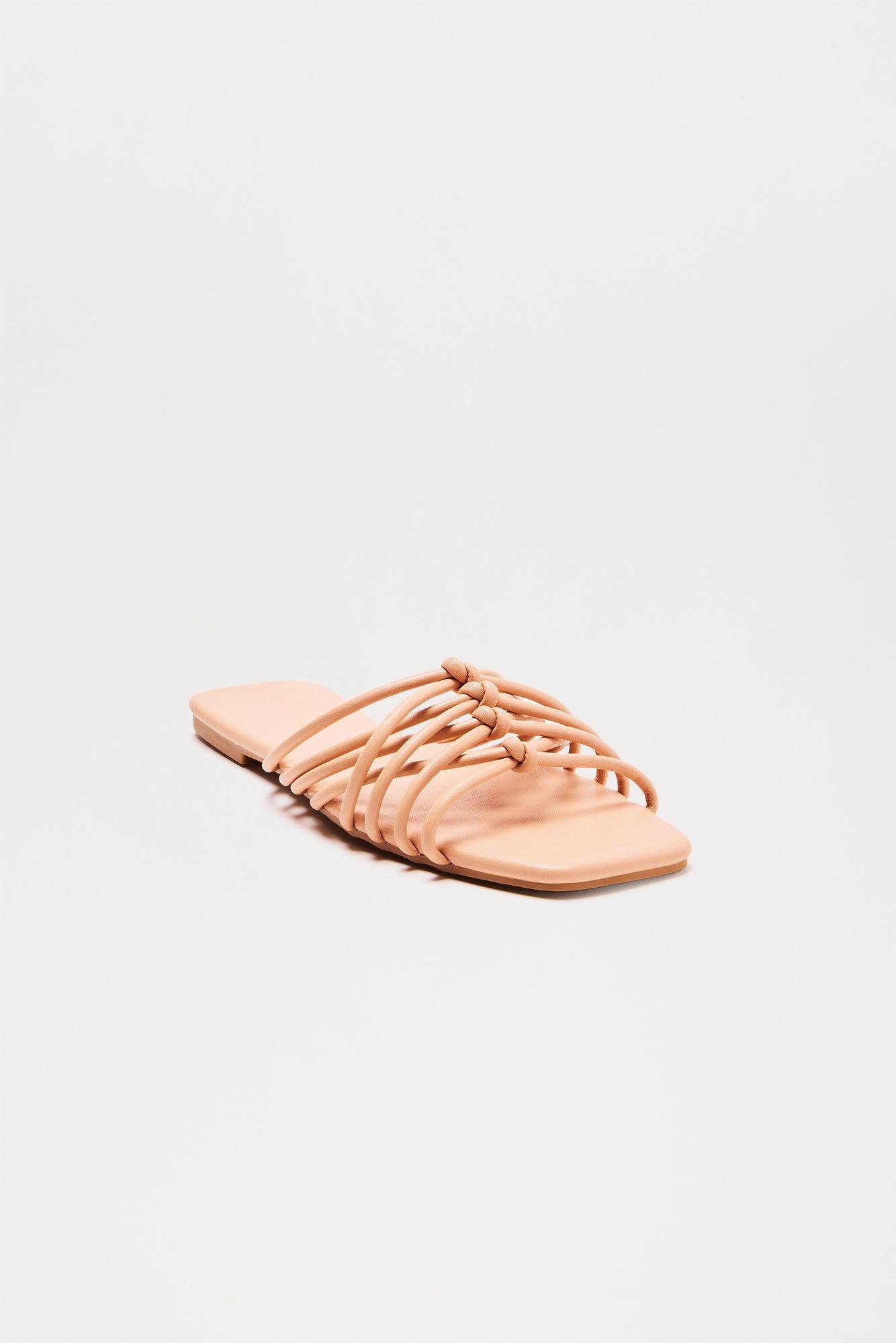 Vesper Slip On Sandals - Nude Product Image